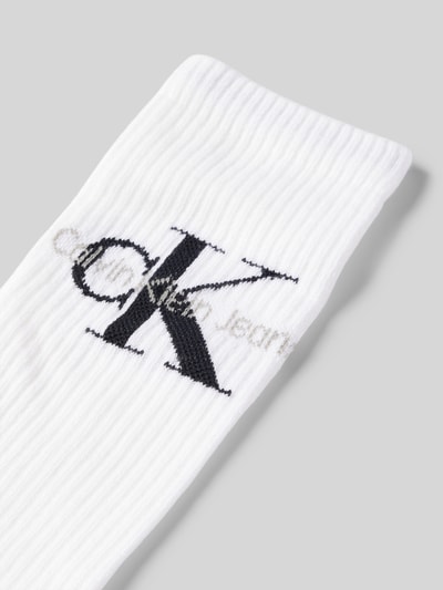 CK Calvin Klein Sokken met labelprint Wit - 2