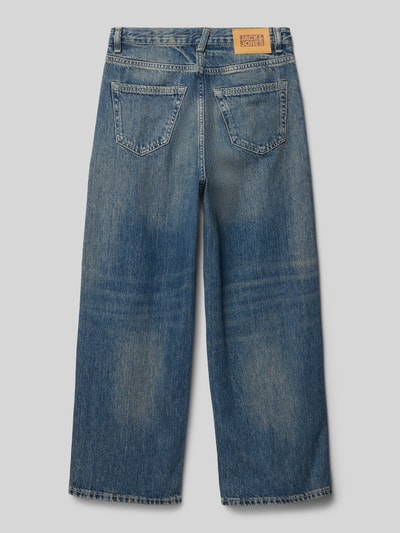 Jack & Jones Jeansy o szerokim kroju z naszywką z logo model ‘Dave’ Niebieski 3