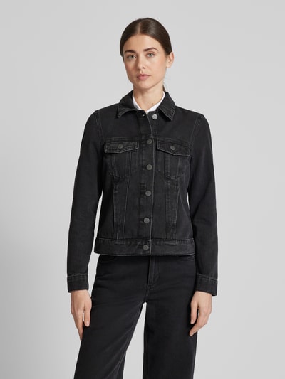 Vero Moda Regular Fit Jeansjacke mit Baumwoll-Anteil Modell 'ZORICA' Black 4