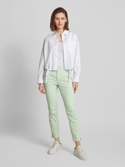 MAC Slim fit broek met verkort model, model 'DREAM SUMMER' Mintgroen - 1