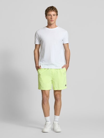 Tommy Jeans Regular Fit Sportshorts mit Tunnelzug Neon Gelb 1