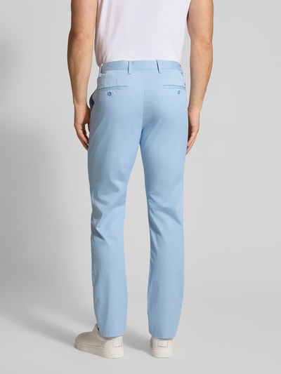 Tommy Hilfiger Straight fit chino van katoenmix Blauw gemêleerd - 5