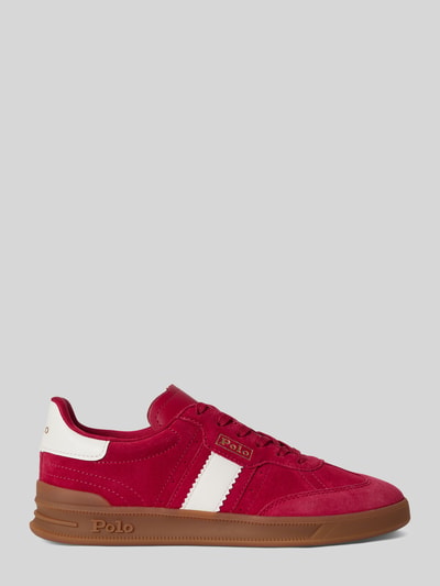 Polo Ralph Lauren Sneaker aus echtem Rindsleder Modell 'AERA' Rot 2