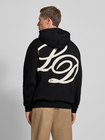 Les Deux Hoodie mit Känguru-Tasche Modell 'Danton' Black 5