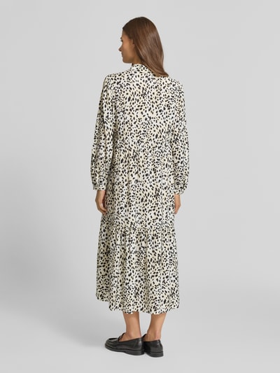 s.Oliver RED LABEL A-Linien-Kleid aus Viskose-Mix Offwhite 5