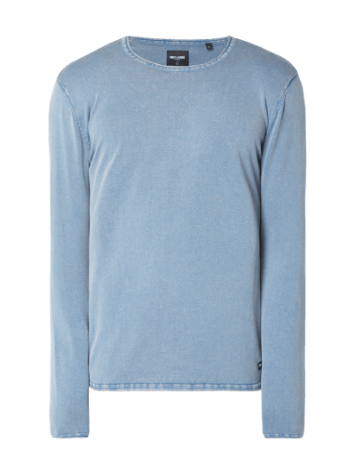 Only & Sons Pullover im Washed Out Look Blau 2