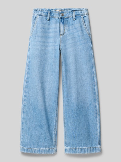 Only Wide leg jeans van zuiver katoen, model 'COMET' Lichtblauw - 1