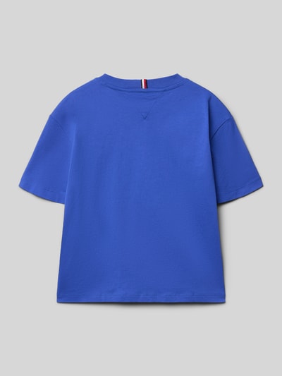Tommy Hilfiger Kids Regular fit T-shirt van puur katoen  Koningsblauw - 3
