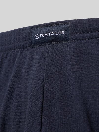 Productfoto, Slip uit puur katoen in donkerblauw met elastische band en logo, zonder beenaanzet, set van 7, Slip uit katoen in 7er-pack van TOM TAILOR, heren