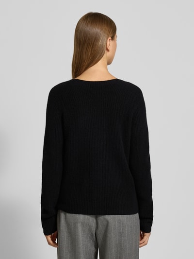 Fynch-Hatton Strickpullover aus reinem Kaschmir mit Rundhalsausschnitt Black 5