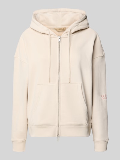 Smith and Soul Oversized Sweatjacke mit Kapuze Offwhite 1