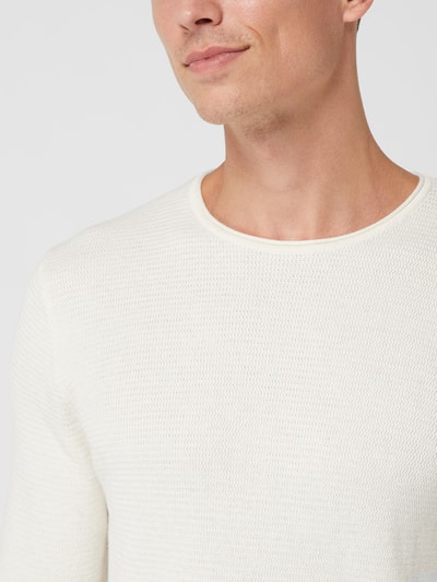 Tom Tailor Denim Pullover van katoen  Beige gemêleerd - 3