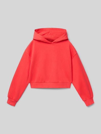 s.Oliver RED LABEL Loose fit hoodie van katoenmix Rood - 1
