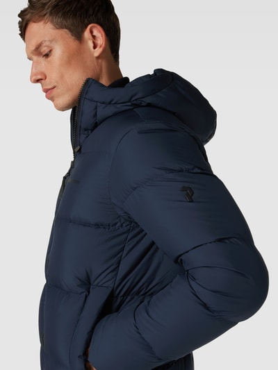 PEAK PERFORMANCE Donsjack met capuchon, model 'Rivel' Marineblauw - 3