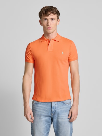 Polo Ralph Lauren Poloshirt mit Label-Stitching Orange 4