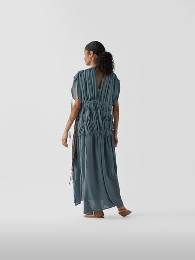 Caravana Kaftan mit V Ausschnitt blau online kaufen