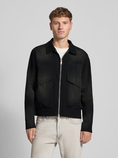 Don´t Waste Culture Jack met labeldetail, model 'Lenoria' Antraciet - 4