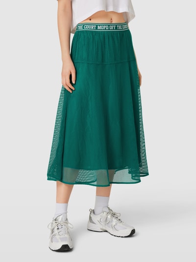 Marc O'Polo Denim Midirok met logo in band Fles - 4
