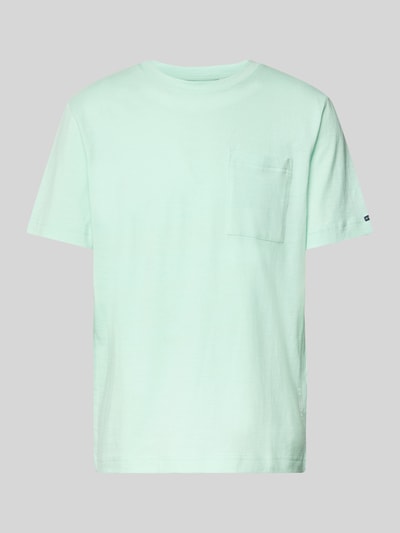 Tom Tailor Regular fit T-shirt van katoenmix Lichtturquoise - 2