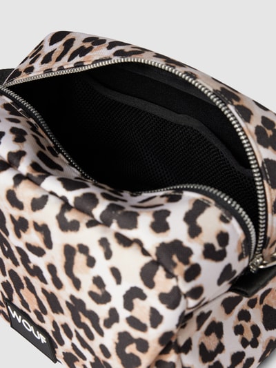 WOUF Kosmetiktasche mit Animal-Print Modell 'Cleo' Sand 3