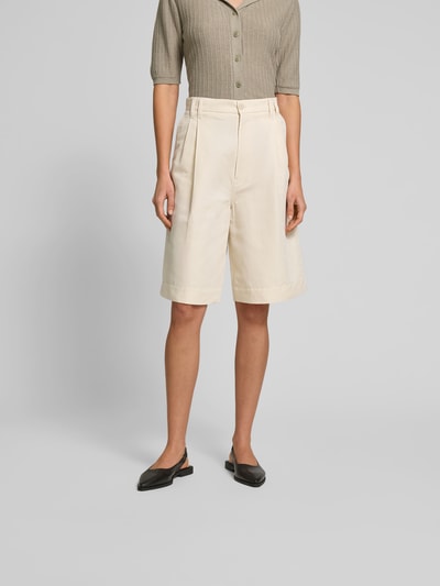 Filippa K Relaxed Fit Shorts aus reiner Baumwolle Ecru 4