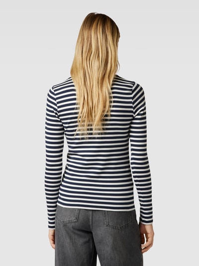 Gant Slim Fit Longsleeve mit Streifenmuster Marine 5