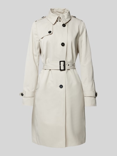 Jake*s Casual Trenchcoat met tailleriem Offwhite - 2