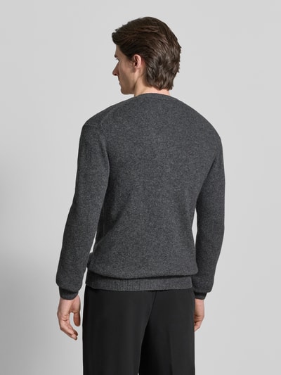 Casual Friday Strickjacke mit Knopfleiste Modell 'KARL' Mittelgrau 5