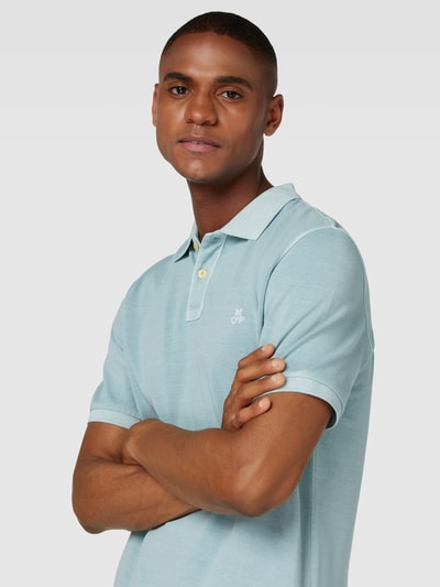 Marc O'Polo Poloshirt mit Label-Stitching Ocean 3