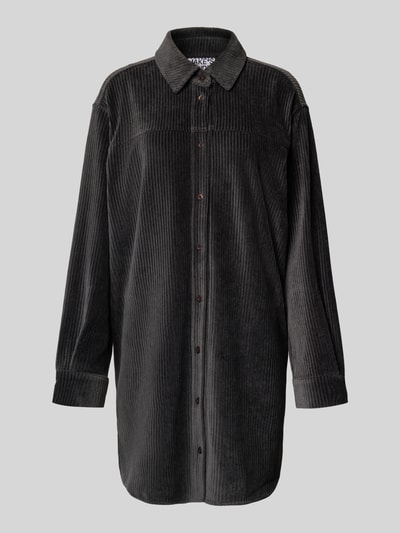 JAKE*S STUDIO WOMAN Relaxed Fit Kleid aus Baumwoll-Mix in Hemdblusen-Optik Dunkelgrau 2