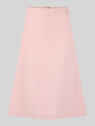 Marc Cain Midi-Rock aus Wolle mit Eingrifftaschen Rose 2