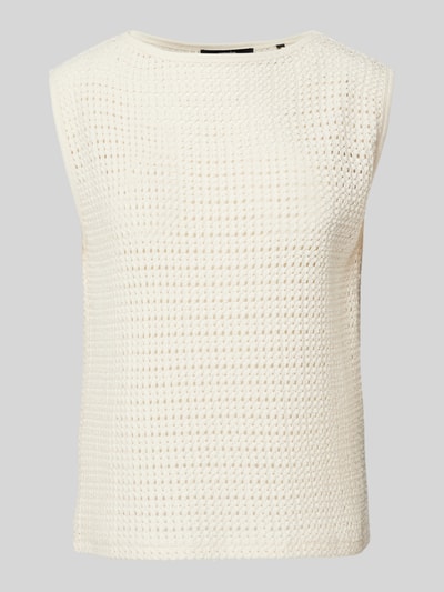 Someday Gebreide pullover met ajourpatroon, model 'Klarita' Beige - 2
