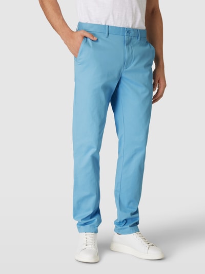 Tommy Hilfiger Chino in unifarbenem Design Modell 'DENTON' Hellblau 4