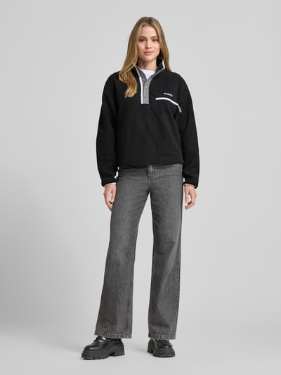 Columbia Fleecepullover mit Stehkragen Modell 'Helvetia™' Black 1