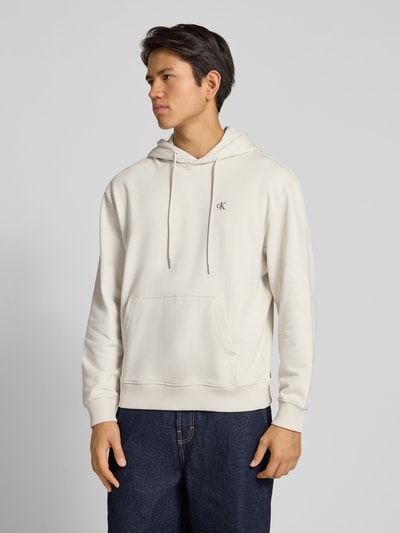 Calvin Klein Jeans Hoodie mit Kapuze Offwhite 4
