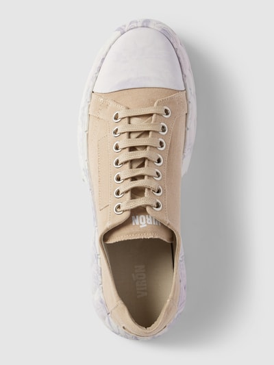 Viron Sneaker aus Baumwolle mit Kontrastbesatz Modell 'Daze' Beige 3