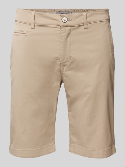 Pierre Cardin Bermudas in unifarbenem Design Beige 2