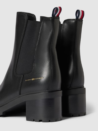 Tommy Hilfiger Chelsea Boots aus echtem Leder Black 2