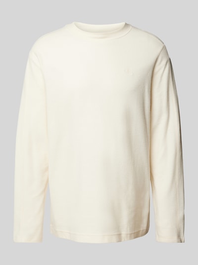 Calvin Klein Jeans Longsleeve mit Ziernähten Offwhite 1