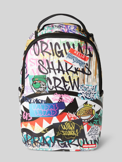 Sprayground Rugzak met motiefprint, model 'SHARKS IN PARIS THE RIZZ' Wit - 2