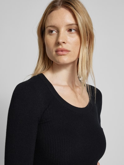 Vero Moda Gebreide pullover met ronde hals Zwart - 3