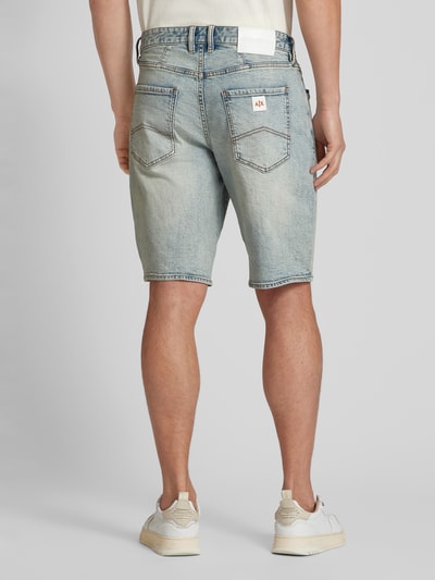 ARMANI EXCHANGE Regular Fit Jeansshorts im 5-Pocket-Design Hellgrau 5