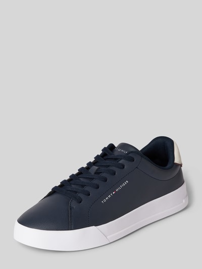 Tommy Hilfiger Sneaker aus Leder mit Label-Details Dunkelblau 1