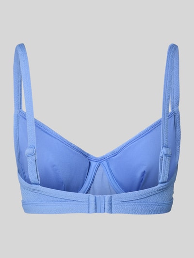 Produktfoto, High Support Bikini-Oberteil mit V-Ausschnitt Modell 'Saltoty' von Barts, Material-Mix mit Stretch-Anteil, Hakenverschluss.