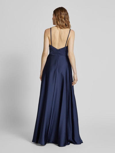 Laona Abendkleid in Wickel-Optik Dunkelblau 5