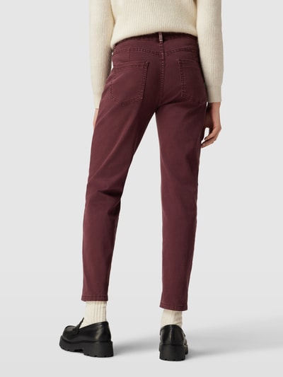 Buena Vista Broek in 5-pocketmodel, model 'COCO' Aubergine - 5