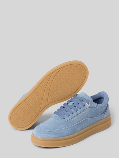 Tommy Hilfiger Lage sneakers in wildleerlook Lichtblauw - 4