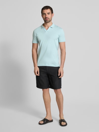 Strellson Poloshirt mit gerippten Abschlüssen Modell 'Clark' Lind 1