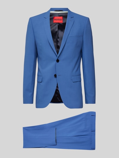 HUGO Slim Fit Anzug mit 2-Knopf-Sakko Modell 'Arti/Hesten' Aqua 2
