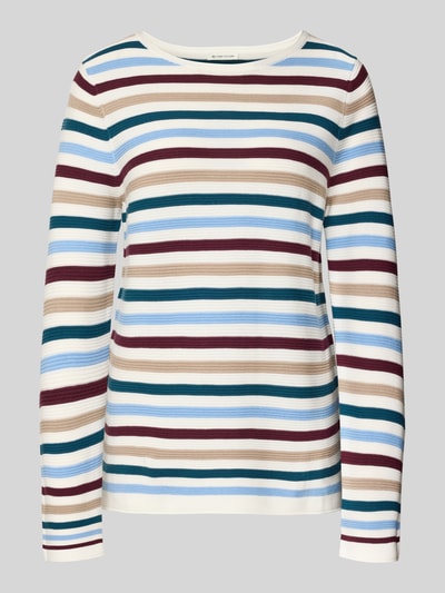 Tom Tailor Regular Fit Pullover aus reiner Baumwolle Hellblau 2